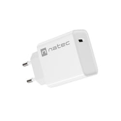 NATEC RIBERA Universel Blanc Secteur Charge rapide Intérieure