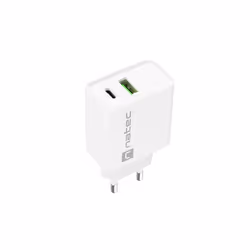 NATEC RIBERA Universel Blanc Secteur Charge rapide Intérieure