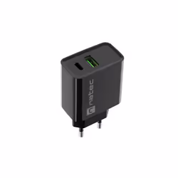 NATEC RIBERA Universel Noir Secteur Charge rapide Intérieure