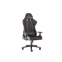GENESIS NITRO 550 G2, Siège rembourré, Dossier rembourré, Noir, Noir, Tissu, Simili-cuir, Tissu, Simili-cuir