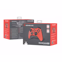 GENESIS MANGAN 400 Rouge USB Manette de jeu Android, MAC, Nintendo Switch, PC, iOS - Vue supplémentaire 13