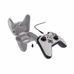GENESIS Mangan 300 Noir, Blanc USB Manette de jeu Android, Nintendo Switch, PC