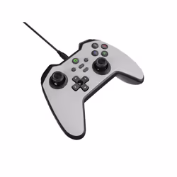 GENESIS Mangan 300 Noir, Blanc USB Manette de jeu Android, Nintendo Switch, PC