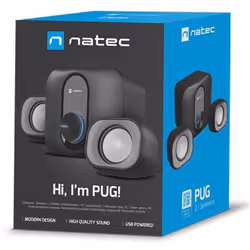NATEC NGL-2111 ensemble audio pour la maison Système mini audio domestique 3 W Noir