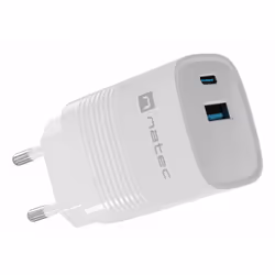 NATEC NUC-2140, Intérieure, Secteur, 12 V, Blanc