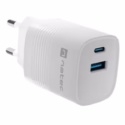 NATEC NUC-2140 chargeur d'appareils mobiles Universel Blanc Secteur Charge rapide Intérieure - Vue supplémentaire 4