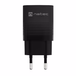 NATEC NUC-2141 chargeur d'appareils mobiles Universel Noir Secteur Charge rapide Intérieure
