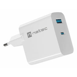 NATEC NUC-2144 chargeur d'appareils mobiles Universel Blanc Secteur Charge rapide Intérieure