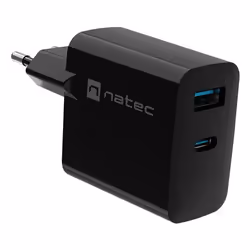 NATEC NUC-2145, Intérieure, Secteur, 20 V, Noir