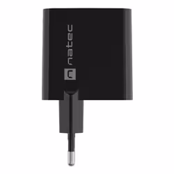 NATEC NUC-2145 chargeur d'appareils mobiles Universel Noir Secteur Charge rapide Intérieure