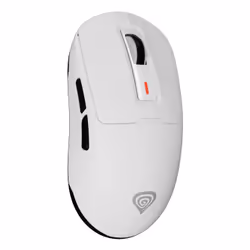 GENESIS Zircon 660, Droitier, Optique, RF Wireless + Bluetooth + USB Type-A, 12000 DPI, Blanc