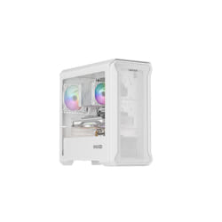 GENESIS Irid 503 Mini Tower Transparent, Blanc