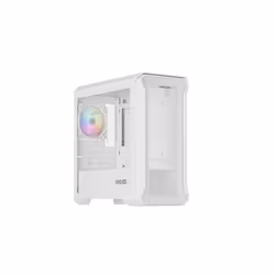 GENESIS Irid 503 Mini Tower Transparent, Blanc