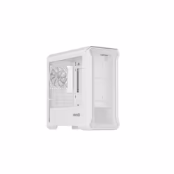 GENESIS Irid 503 Mini Tower Transparent, Blanc