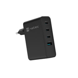 NATEC NUC-2234 chargeur d'appareils mobiles Ordinateur portable, Smartphone Noir Secteur Charge rapide Intérieure