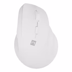 NATEC Crake 2, Droitier, Optique, RF sans fil + Bluetooth, 2400 DPI, Blanc