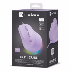 NATEC Crake 2 Pro souris Universel Droitier USB Type-A Optique 12800 DPI