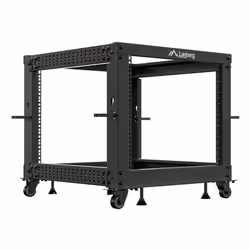 Lanberg OR01-6109-B, Rack autonome, 9U, 600 kg, Rails de rack, Roues castor, 21 kg