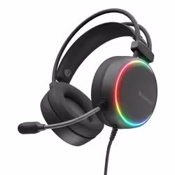 GENESIS NSG-2307 écouteur/casque Avec fil Arceau Jouer USB Type-A Noir