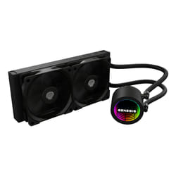 GENESIS NLG-2318 système de refroidissement d’ordinateur Boitier PC Kit de refroidissement du liquide Noir