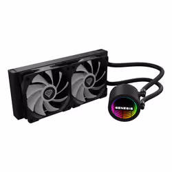 GENESIS NLG-2319 système de refroidissement d’ordinateur Boitier PC Kit de refroidissement du liquide Noir