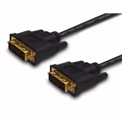 Savio CL-31, 1,8 m, DVI-D, DVI-D, Mâle, Mâle, Noir