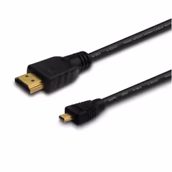 Savio CL-39, 1 m, HDMI Type A (Standard), HDMI Type D (Micro), 4096 x 2160 pixels, Canal de retour audio (ARC, Audio Return C ...