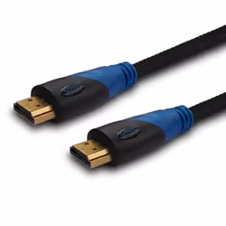 Savio CL-48, 2 m, HDMI Type A (Standard), HDMI Type A (Standard), Canal de retour audio (ARC, Audio Return Channel), Noir, Bl ...