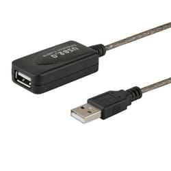 Savio CL-76 câble USB 5 m USB 2.0 USB A Noir