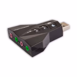 Savio – Carte de soud 7.1 AK-08, USB Type-A, 3,5 mm, USB 2.0