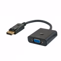 Savio CL-90 câble vidéo et adaptateur 0,2 m DisplayPort VGA (D-Sub) Noir
