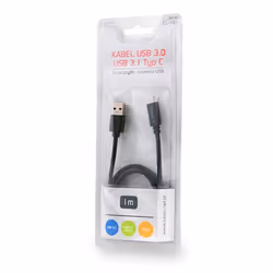 Savio CL-101 câble USB 1 m USB 3.2 Gen 1 (3.1 Gen 1) USB A USB C Noir