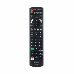 Savio RC-06 do TV Panasonic, TV, IR Wireless, Appuyez sur les boutons, Noir