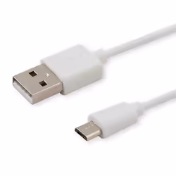 Savio CL-123, 1 m, USB A, Micro-USB B, USB 2.0, Blanc