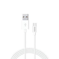 Savio CL-125 câble USB 1 m USB 2.0 USB A USB C Blanc