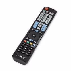 Savio RC-11, TV, IR Wireless, Appuyez sur les boutons, Noir