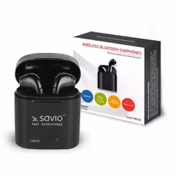 Savio TWS-02 Écouteurs Bluetooth Noir - Vue supplémentaire 4