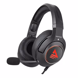 Savio SAVGH-VERTIGO, Avec fil, Jouer, Casque, Noir