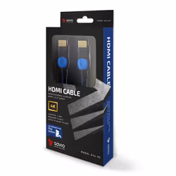 Savio GCL-02 câble HDMI 1,8 m HDMI Type A (Standard) Noir, Bleu