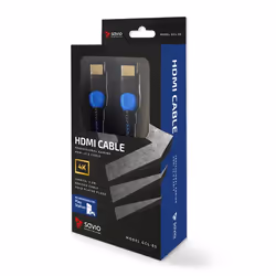Savio GCL-05 câble HDMI 3 m HDMI Type A (Standard) Noir, Bleu