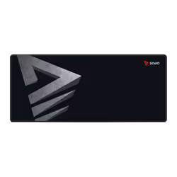 Savio Precision Control, Noir, Gris, Monochromatique, Tissu, Caoutchouc, Base antidérapante, Tapis de souris de jeu