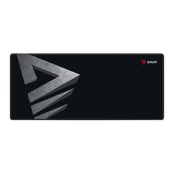 Savio Precision Control Tapis de souris de jeu Noir, Gris