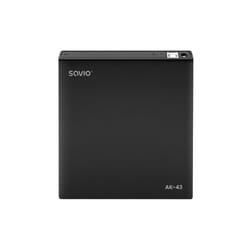 Savio AK-43 optical disc External Slim drive DVD±R/RW CD±R/RW Black lecteur de disques optiques DVD±RW Noir