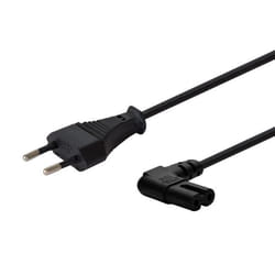 Savio CL-144 Power cable Black 3 m angled Noir