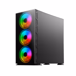 Savio PC Case Prime X1 ARGB Glass Black Midi Tower Noir - Vue supplémentaire 4