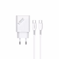 Savio LA-05, Intérieure, Secteur, 1 m, Blanc