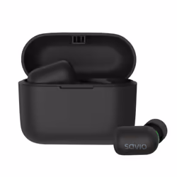 Savio TWS-09, True Wireless Stereo (TWS), Appels/Musique, 20 - 20000 Hz, Casque, Noir
