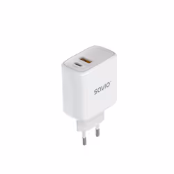 Savio LA-06 USB Type A & C Quick Charge Power Delivery 3.0 Indoor, Intérieure, Secteur, 12 V, Blanc