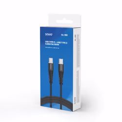 Savio CL-159 câble USB 1 m USB 2.0 USB C Noir