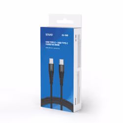 Savio CL-160 câble USB 2 m USB 2.0 USB C Noir